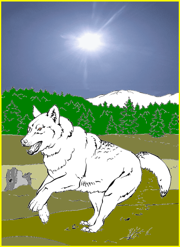 Harold's cart cover -  day scene